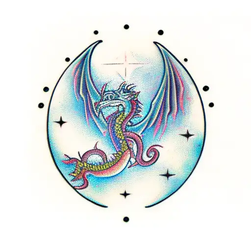 Aquarius With Dragon