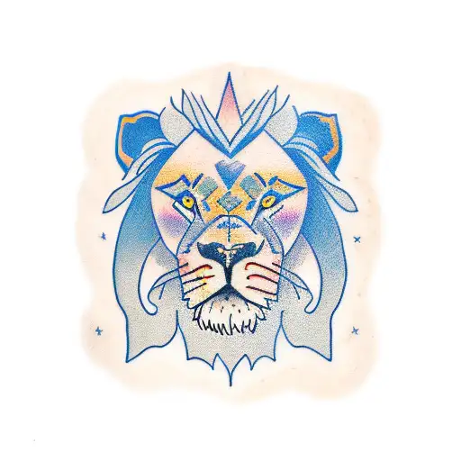 Lion With Three Cubs Arm Sleeve