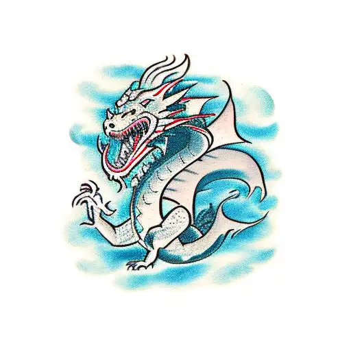 A Group Of Adventurers Battling A Dragon In A Role Play Game Setting