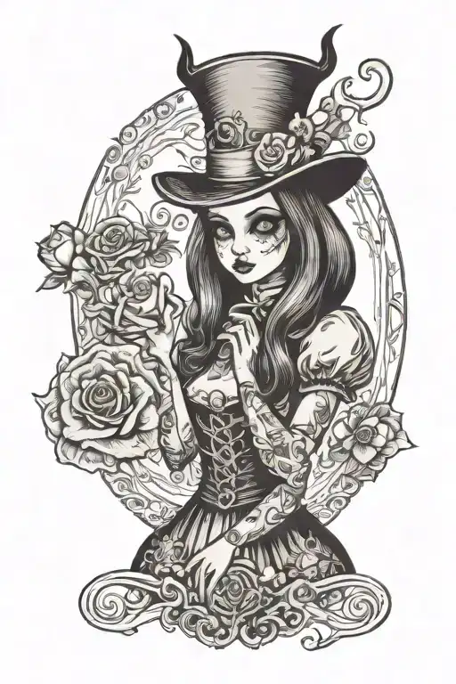 Aluce Un Wonderland Alice Demon Holding