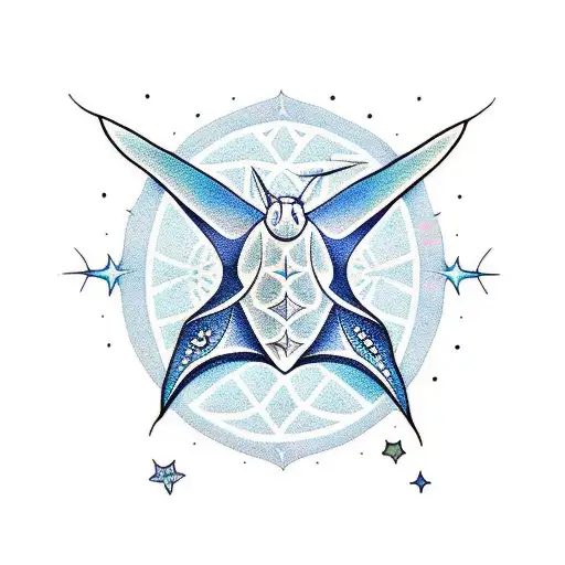 Manta Ray And Cancer Constellation