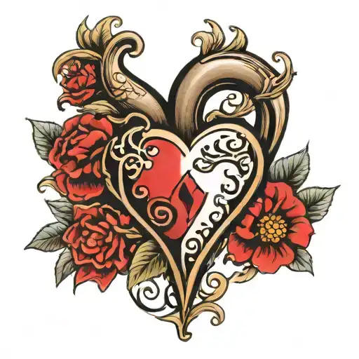 Heart With My Kids Names Kylah And Callen