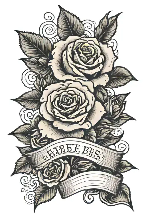 Bible Verse With Clouds And Roses