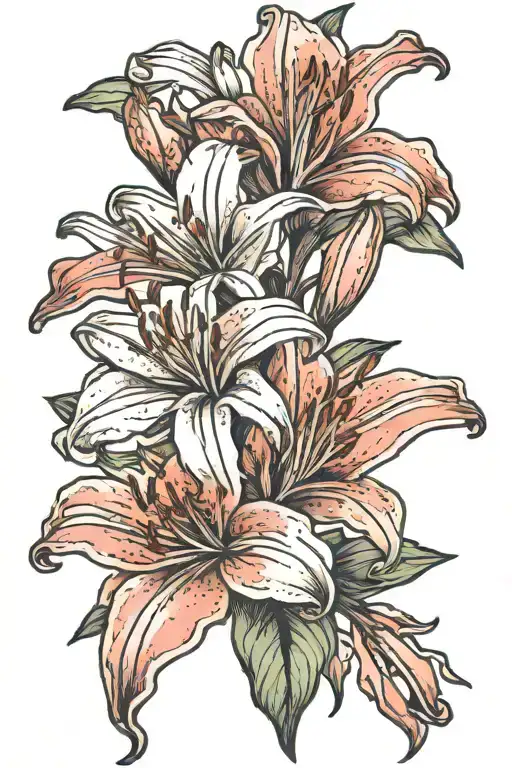 Lily Flower Blooming