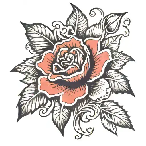 Flower In A Dark Room