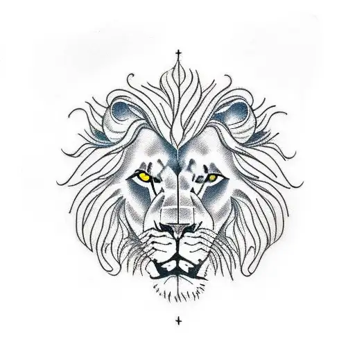 Lion Near River And Sea