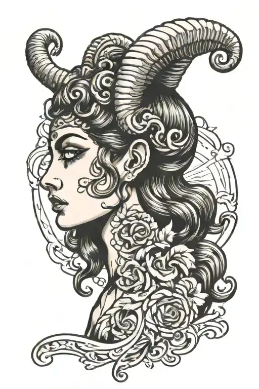 Aries Girl Split Head