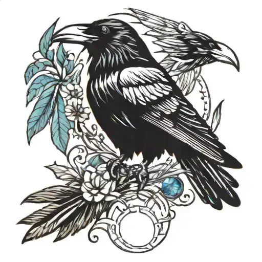 Raven And Crystals