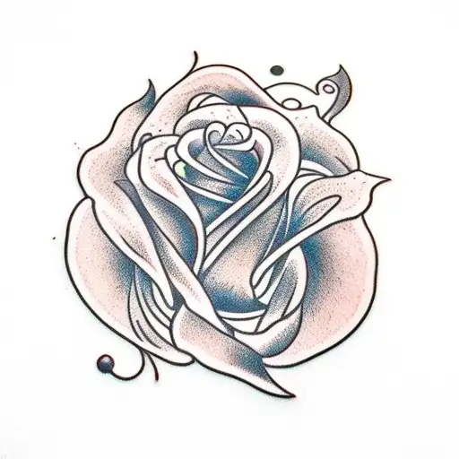 Art Nouveau Rose