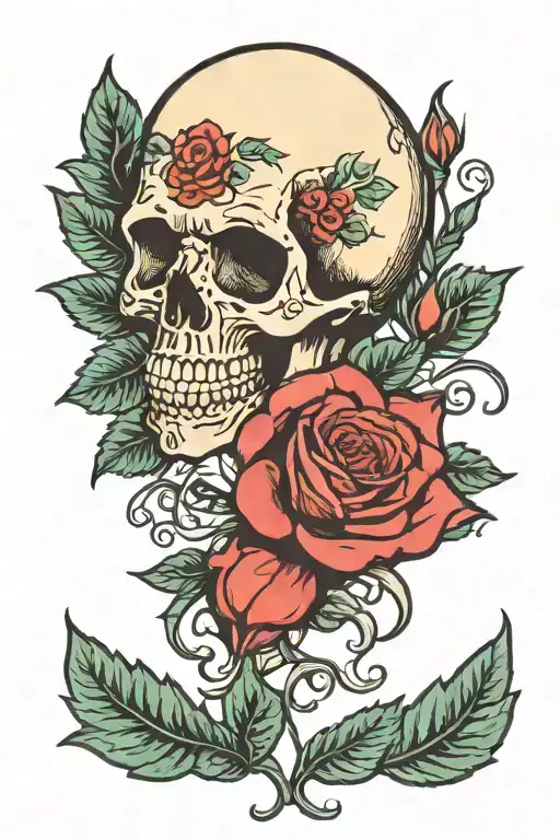Skull Roses Fillers And General Old School