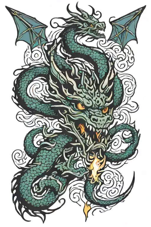 Dragon Breathing Fire