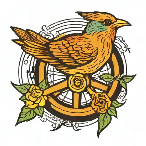 Bird With Wheel