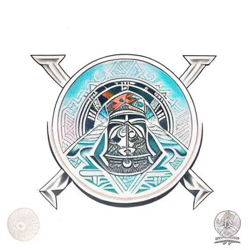 Polynesian Band With Space For Initials