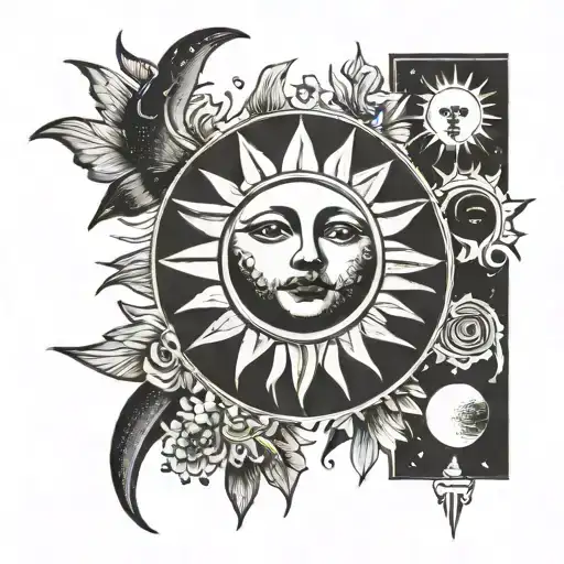 Sun And Moon Phases