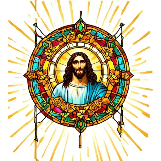 Jesus Stained Glass