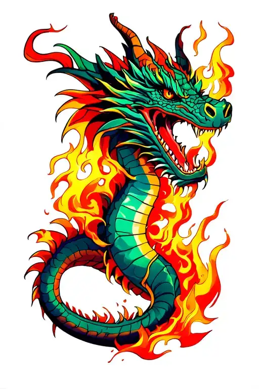 Dragon Breathing Fire