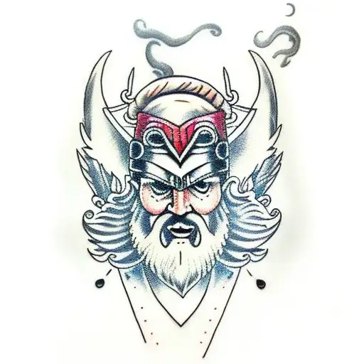 Odin With Thunderstorms