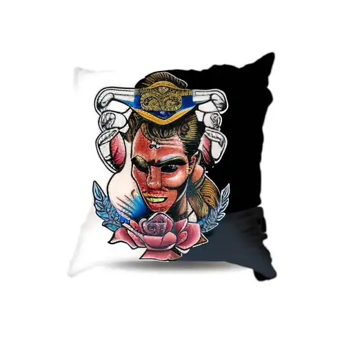 A Man And A Woman Fighting In A Boxing Ring