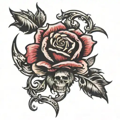 Rose With Devil Horns