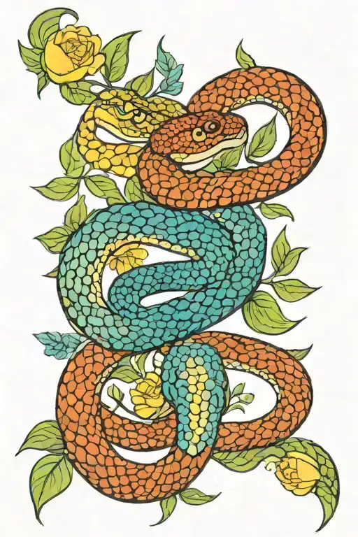Snake July August November December Birth Flowers And Zodiac Signs