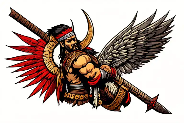 Aboriginal Viking Warrior