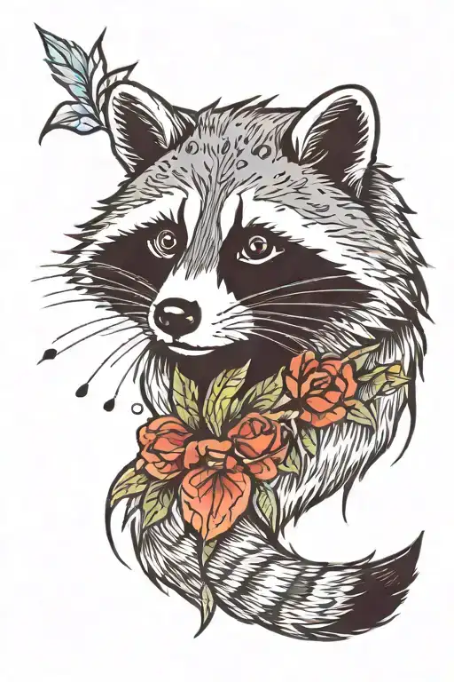 Beautiful Raccoon