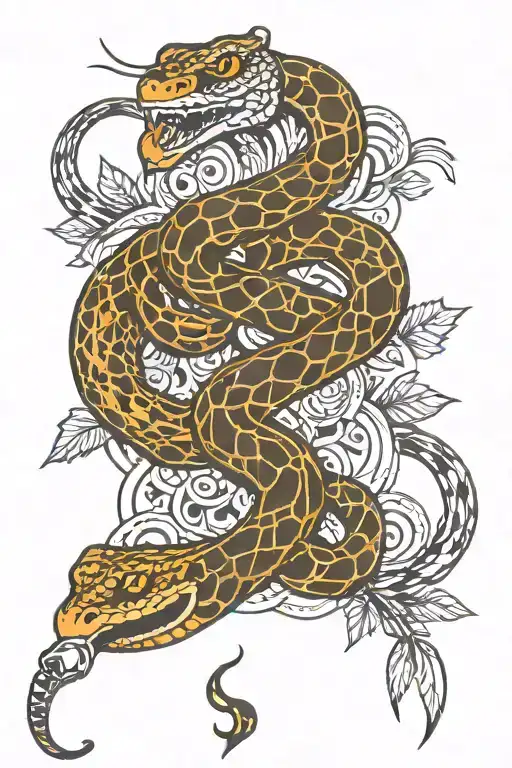 Music Medicine Snake Wrapped