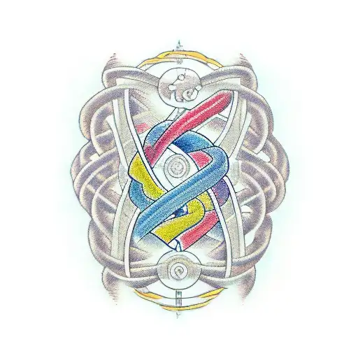 The Words Logos And Rhema Weaved Like Dna Strand