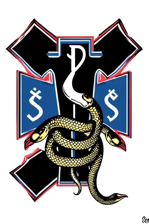 Snake Cross Ems Symbols