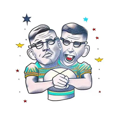 Father And Son Holding Hands Soccer