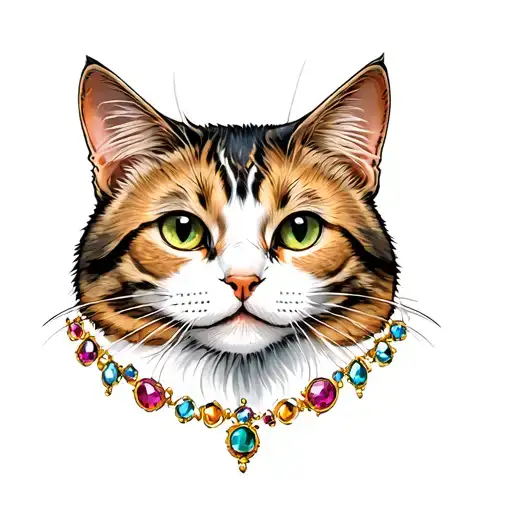 Cat With Jewels