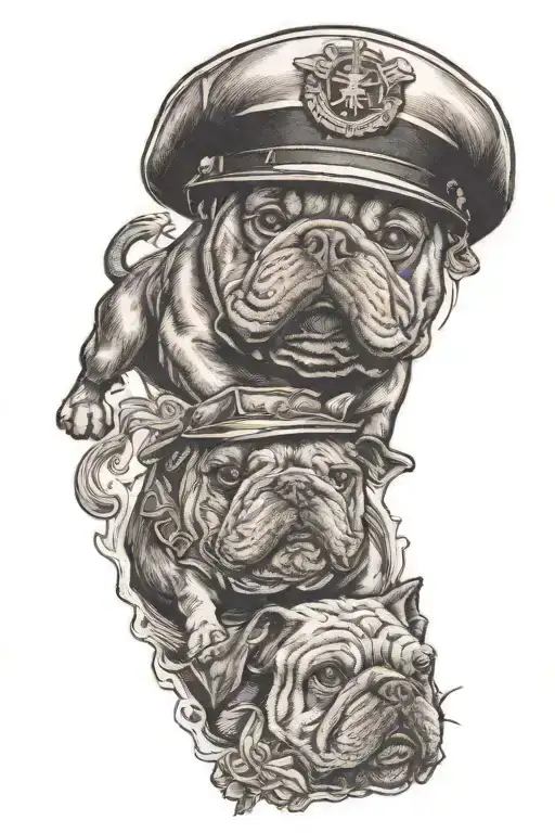 Marine And Bulldog