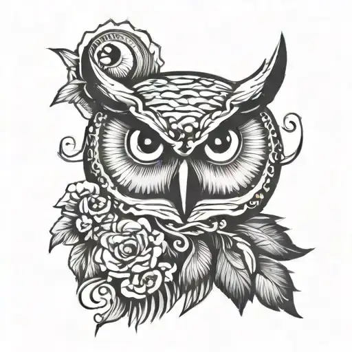 Owl And Eye