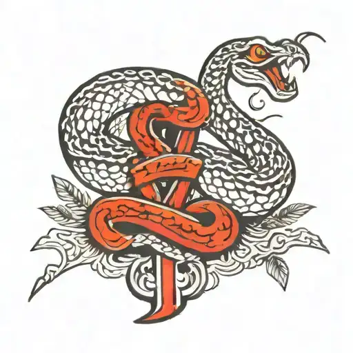 Snake And Cross