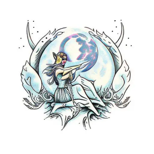 Forest Moon Fairy Tale Slavic Mythology