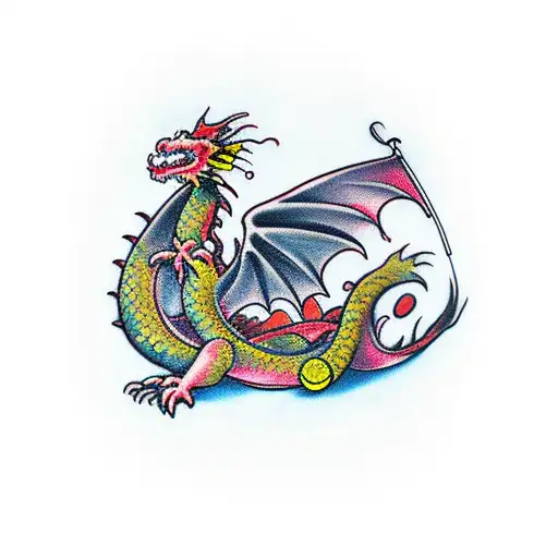 Dragon Wrapped Around The Wrist
