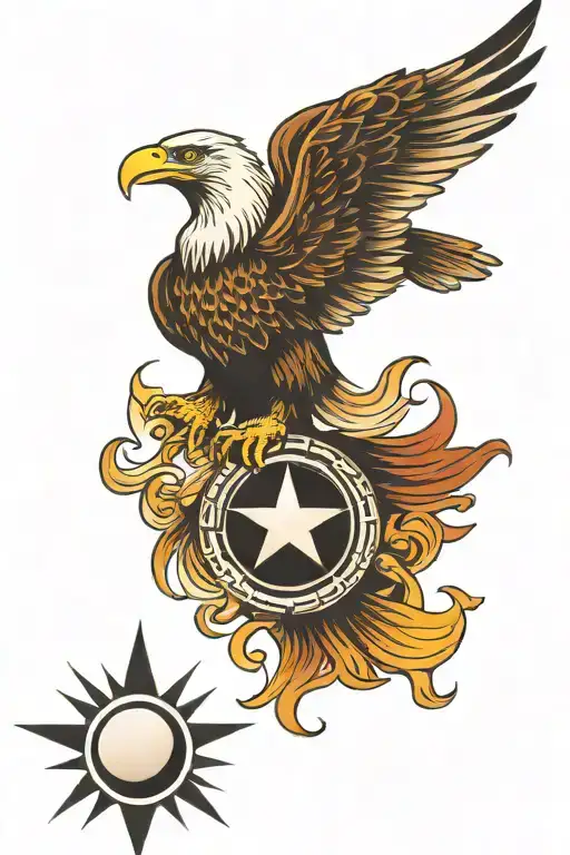 Eagle Und Black Sun