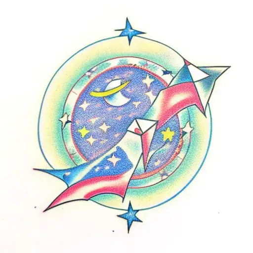 Half Moon With A Stars