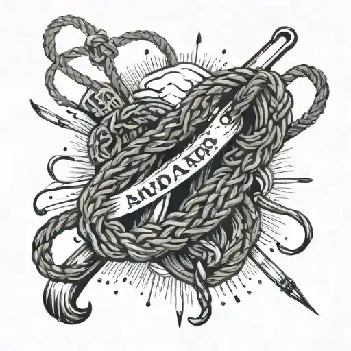 Word Amavi Stranded With Ropes