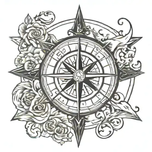 Fishing Compass Rose