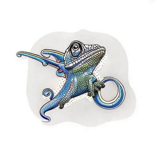 Chameleon With A Black Hole Inside