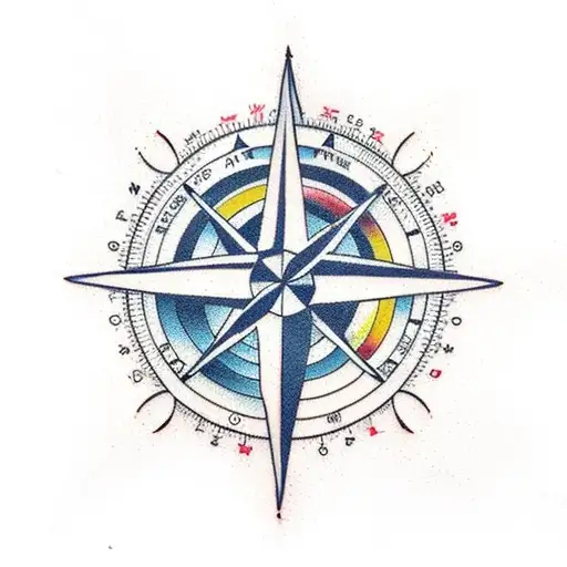 Maritime Compass Water Ocean