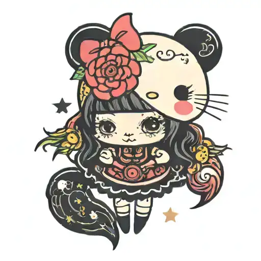 Sanrio Cinamoroll Goth Cutegore
