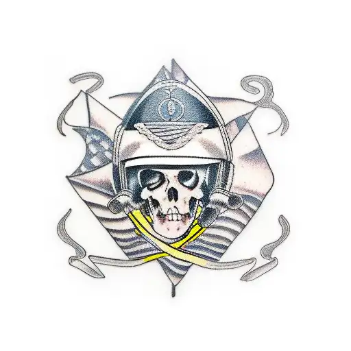 An English Rock Album Cover Featuring A Futuristic Marine