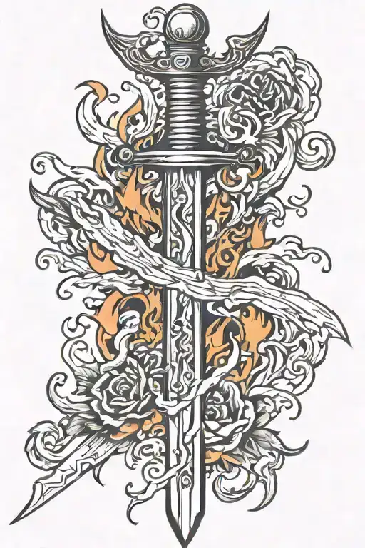Flaming Sword