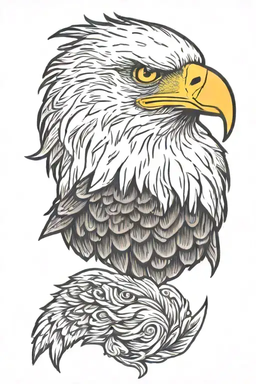 Bald Eagle Head