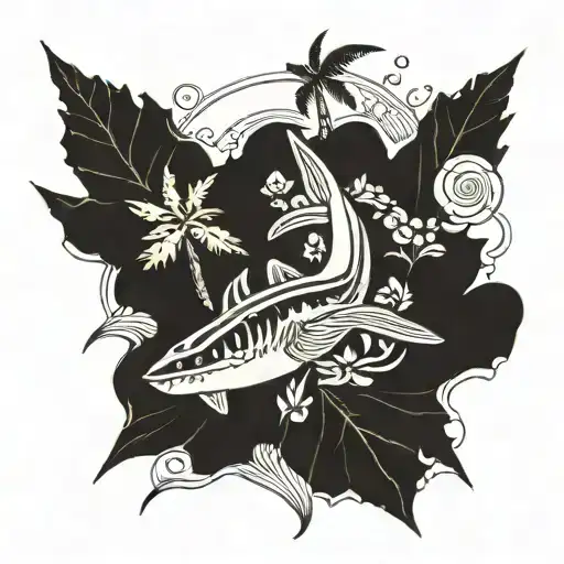 Island Growing From Shark Tooth