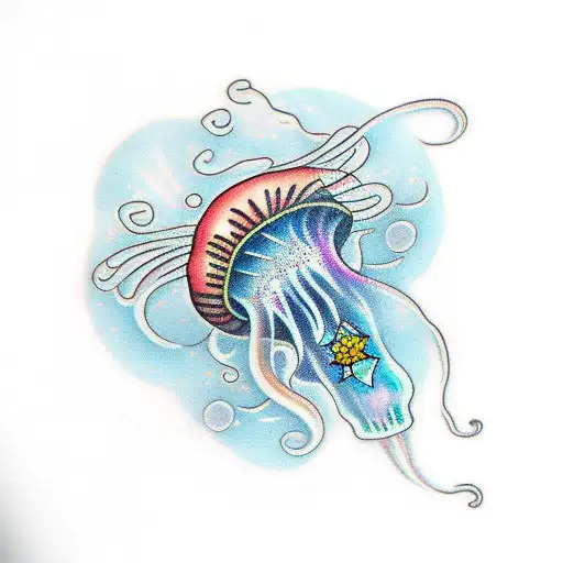 Jellyfish With Diamond