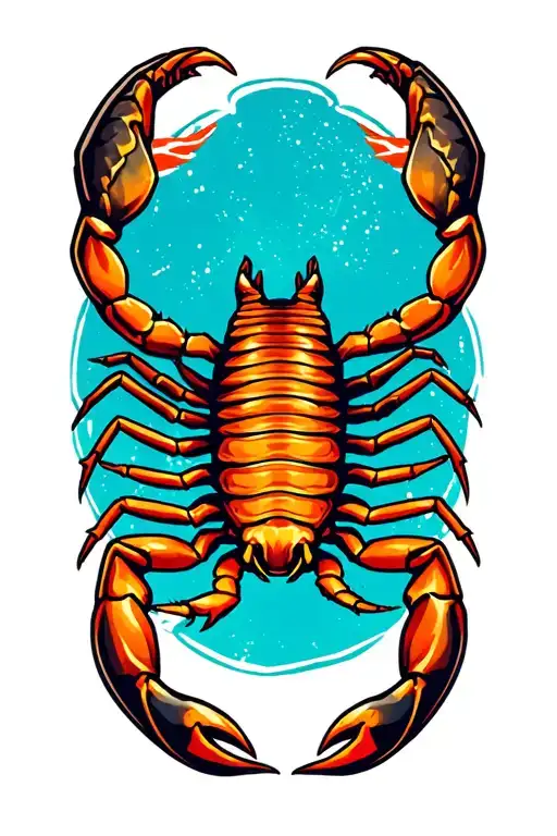 Scorpion With Tail