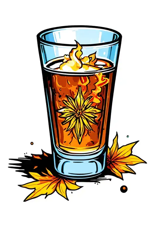 Shot Glass Cartoon Version